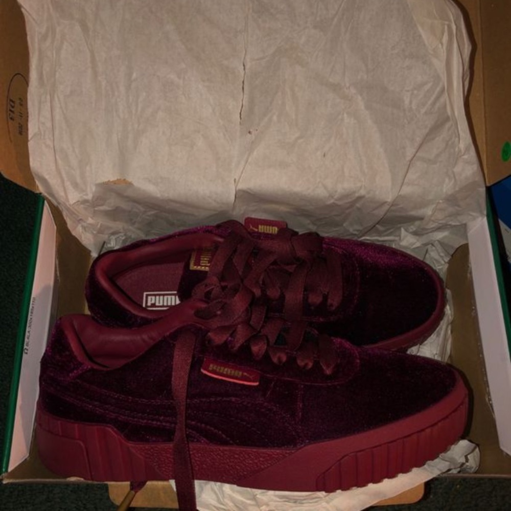 Red Velvet Puma shoes